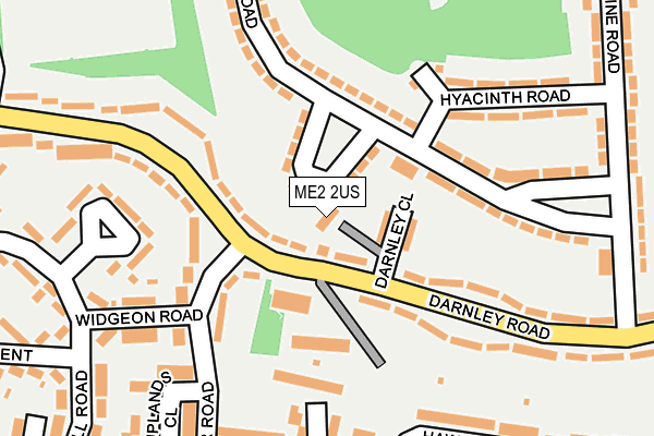 ME2 2US map - OS OpenMap – Local (Ordnance Survey)