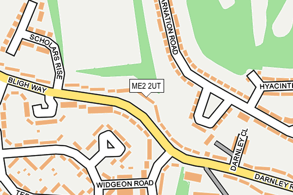 ME2 2UT map - OS OpenMap – Local (Ordnance Survey)