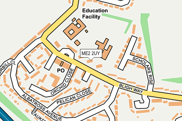 ME2 2UY map - OS OpenMap – Local (Ordnance Survey)