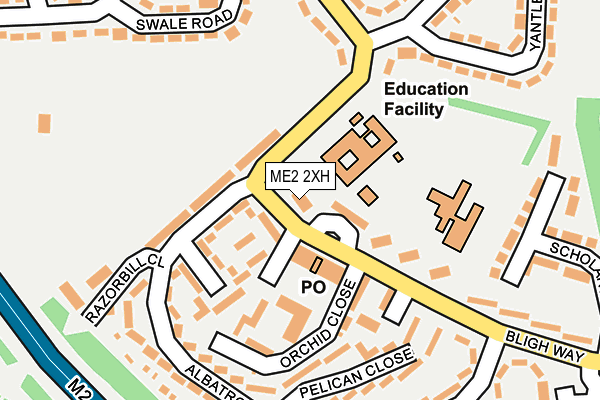 ME2 2XH map - OS OpenMap – Local (Ordnance Survey)