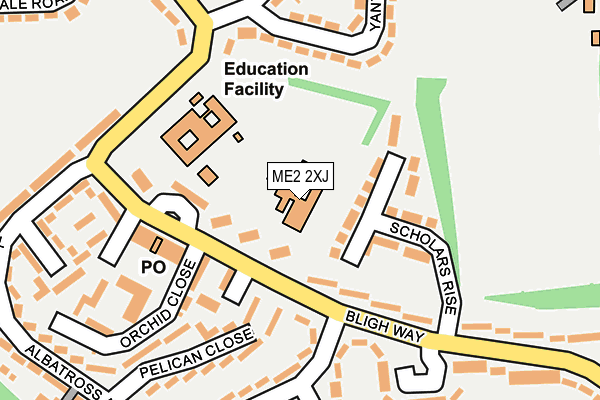 ME2 2XJ map - OS OpenMap – Local (Ordnance Survey)