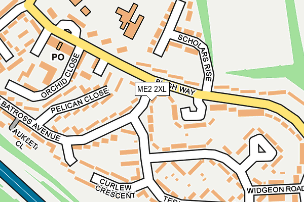 ME2 2XL map - OS OpenMap – Local (Ordnance Survey)