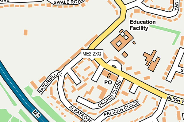 ME2 2XQ map - OS OpenMap – Local (Ordnance Survey)