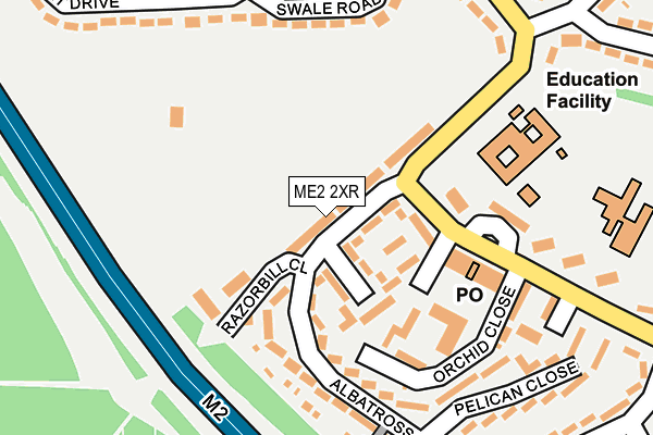 ME2 2XR map - OS OpenMap – Local (Ordnance Survey)