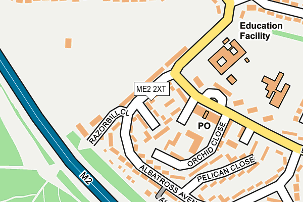 ME2 2XT map - OS OpenMap – Local (Ordnance Survey)