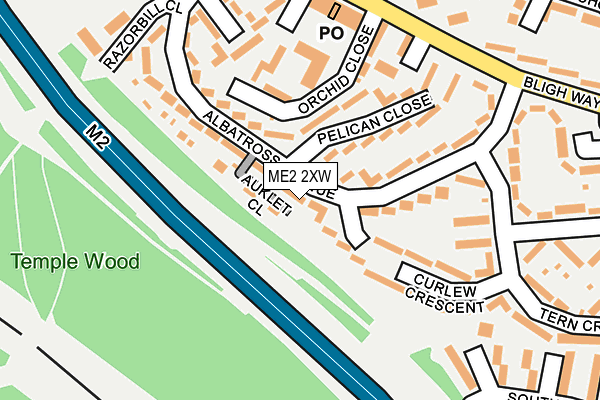 ME2 2XW map - OS OpenMap – Local (Ordnance Survey)