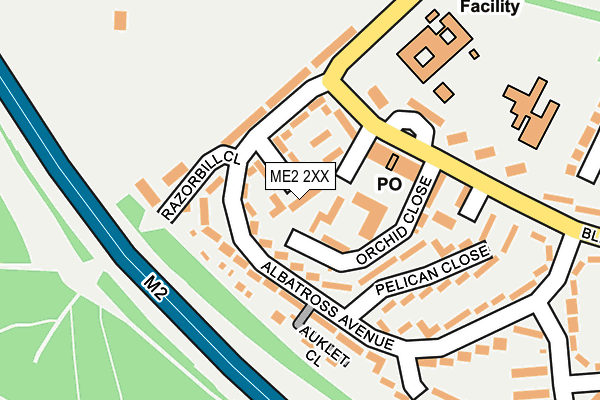 ME2 2XX map - OS OpenMap – Local (Ordnance Survey)