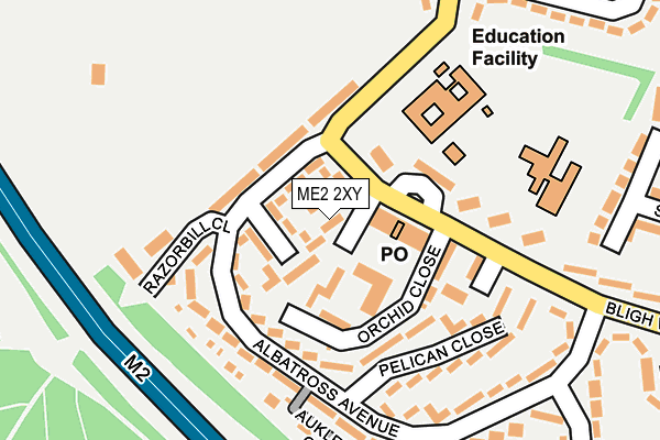 ME2 2XY map - OS OpenMap – Local (Ordnance Survey)
