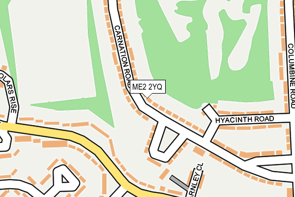 ME2 2YQ map - OS OpenMap – Local (Ordnance Survey)