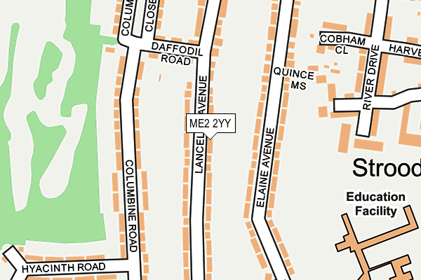 ME2 2YY map - OS OpenMap – Local (Ordnance Survey)