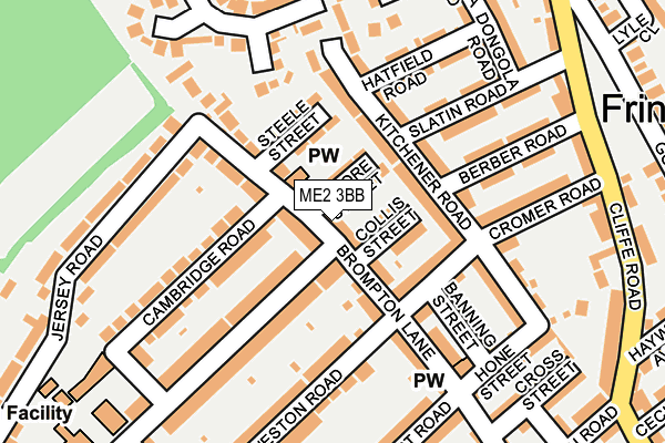 ME2 3BB map - OS OpenMap – Local (Ordnance Survey)