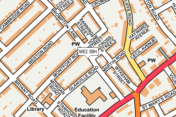 ME2 3BH map - OS OpenMap – Local (Ordnance Survey)