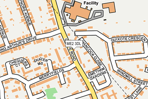 ME2 3DL map - OS OpenMap – Local (Ordnance Survey)