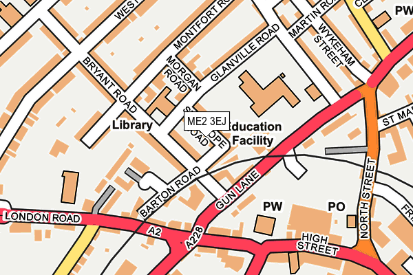 ME2 3EJ map - OS OpenMap – Local (Ordnance Survey)