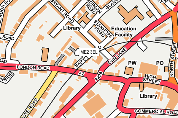 ME2 3EL map - OS OpenMap – Local (Ordnance Survey)