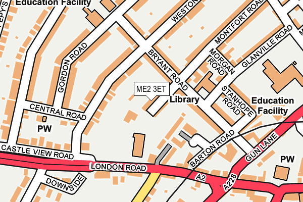 ME2 3ET map - OS OpenMap – Local (Ordnance Survey)