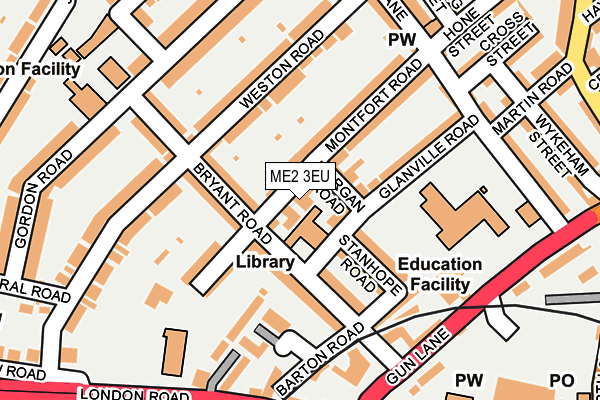 ME2 3EU map - OS OpenMap – Local (Ordnance Survey)