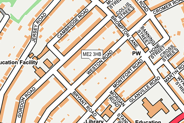 ME2 3HB map - OS OpenMap – Local (Ordnance Survey)