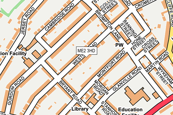 ME2 3HD map - OS OpenMap – Local (Ordnance Survey)