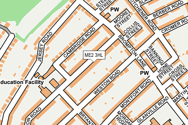 ME2 3HL map - OS OpenMap – Local (Ordnance Survey)