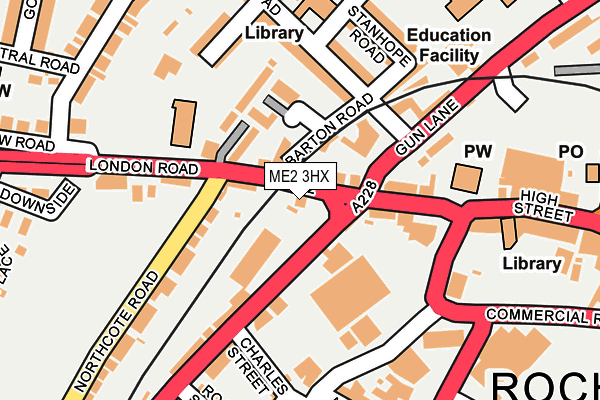 ME2 3HX map - OS OpenMap – Local (Ordnance Survey)