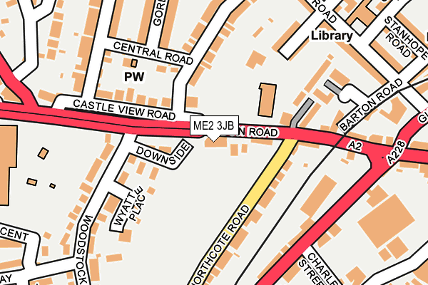 ME2 3JB map - OS OpenMap – Local (Ordnance Survey)