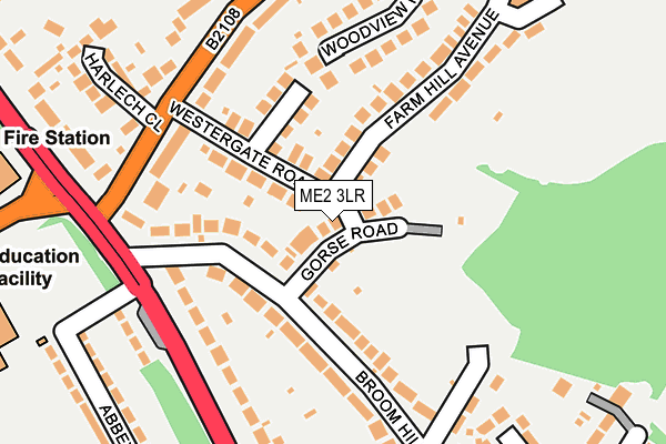 ME2 3LR map - OS OpenMap – Local (Ordnance Survey)