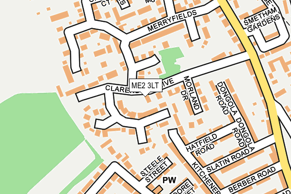 ME2 3LT map - OS OpenMap – Local (Ordnance Survey)