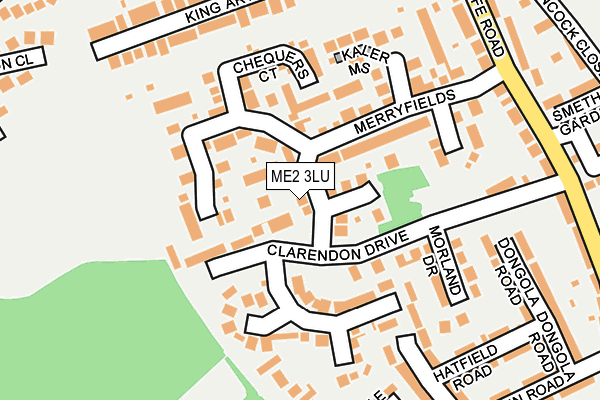 ME2 3LU map - OS OpenMap – Local (Ordnance Survey)