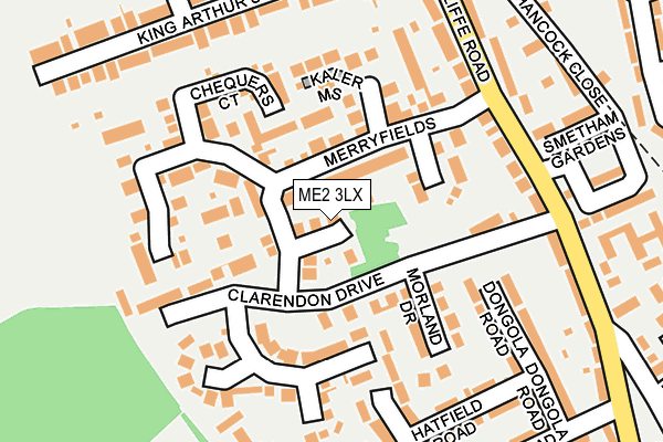 ME2 3LX map - OS OpenMap – Local (Ordnance Survey)