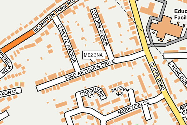 ME2 3NA map - OS OpenMap – Local (Ordnance Survey)