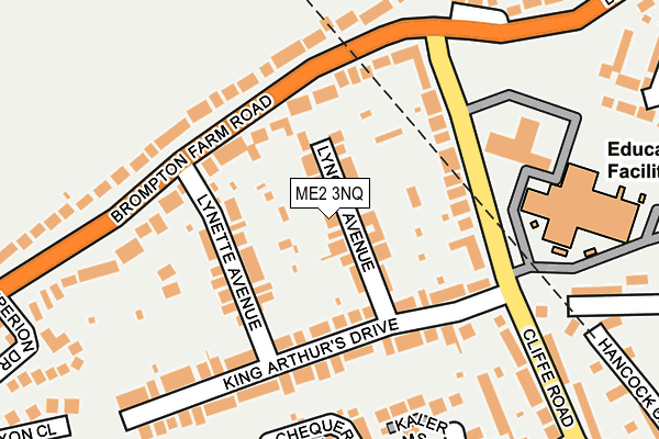 ME2 3NQ map - OS OpenMap – Local (Ordnance Survey)
