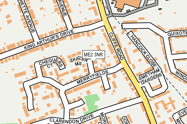 ME2 3NR map - OS OpenMap – Local (Ordnance Survey)