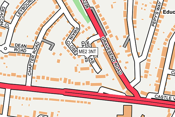 ME2 3NT map - OS OpenMap – Local (Ordnance Survey)