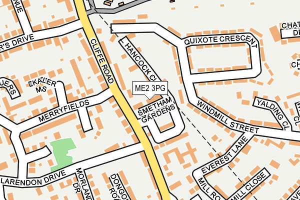 ME2 3PG map - OS OpenMap – Local (Ordnance Survey)
