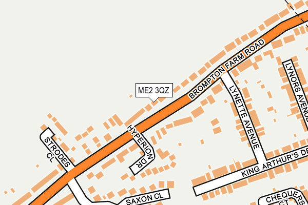 ME2 3QZ map - OS OpenMap – Local (Ordnance Survey)