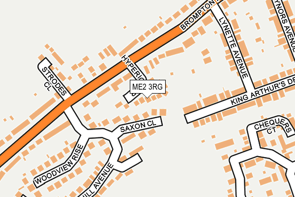 ME2 3RG map - OS OpenMap – Local (Ordnance Survey)