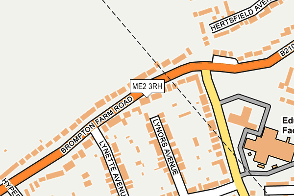 ME2 3RH map - OS OpenMap – Local (Ordnance Survey)