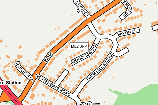 ME2 3RP map - OS OpenMap – Local (Ordnance Survey)