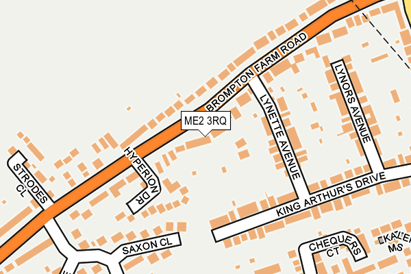 ME2 3RQ map - OS OpenMap – Local (Ordnance Survey)