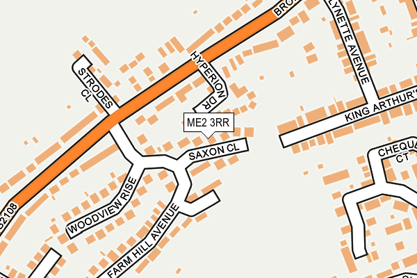 ME2 3RR map - OS OpenMap – Local (Ordnance Survey)