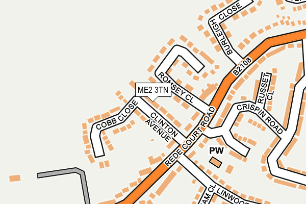ME2 3TN map - OS OpenMap – Local (Ordnance Survey)
