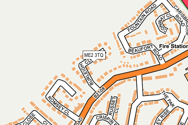 ME2 3TQ map - OS OpenMap – Local (Ordnance Survey)