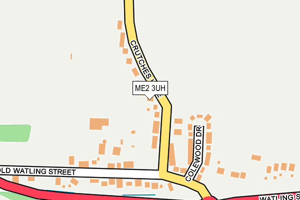 ME2 3UH map - OS OpenMap – Local (Ordnance Survey)