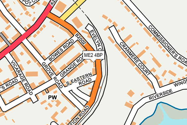 ME2 4BP map - OS OpenMap – Local (Ordnance Survey)