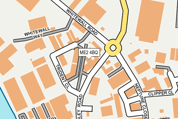 ME2 4BQ map - OS OpenMap – Local (Ordnance Survey)