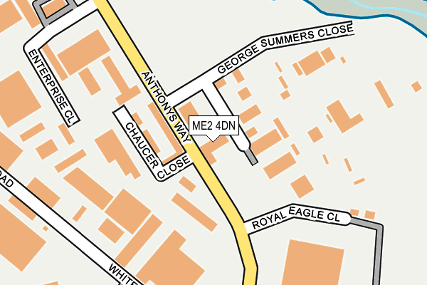 ME2 4DN map - OS OpenMap – Local (Ordnance Survey)