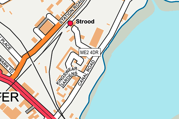 ME2 4DR map - OS OpenMap – Local (Ordnance Survey)