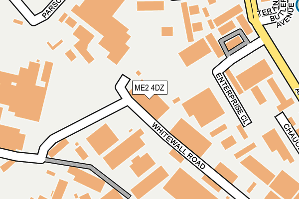 ME2 4DZ map - OS OpenMap – Local (Ordnance Survey)