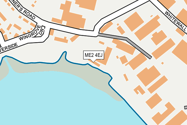 ME2 4EJ map - OS OpenMap – Local (Ordnance Survey)